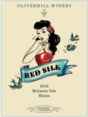 Oliverhill Shiraz, Red Silk, McLaren Vale