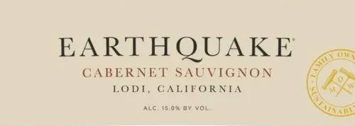 Earthquake Cabernet Sauvignon, Lodi